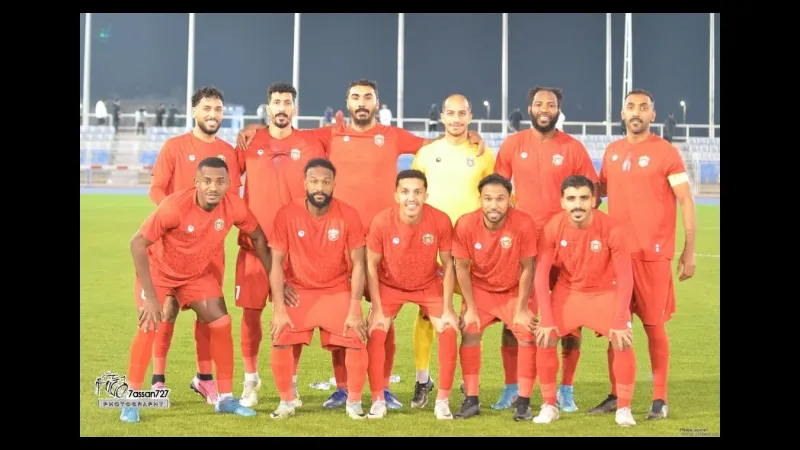 Cầu thủ Al Nairyah ăn mừng bàn thắng trước Al Qous